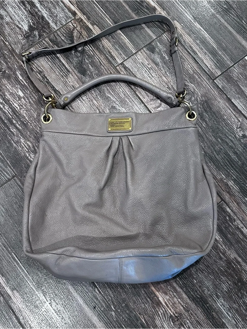 Marc By Marc Jacobs Classic Leather Hobo Bag Purse